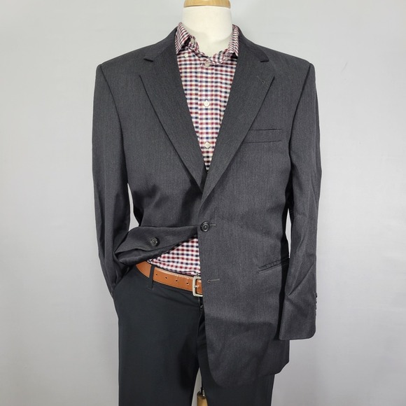 Jos. A. Bank Other - JOS A BANK Men's Sport Coat‎ Blazer Two Button Gordon Charcaol Gray 42R